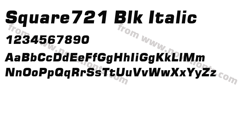 Square721 Blk ItalicPreview