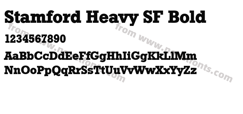 Stamford Heavy SF BoldPreview