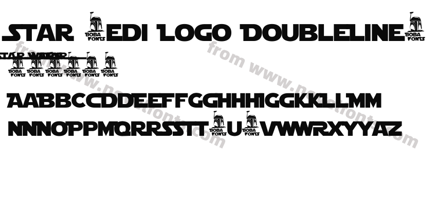 Star Jedi Logo DoubleLine1Preview