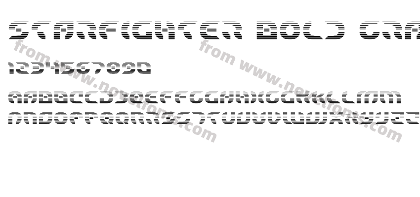 Starfighter Bold GradientPreview