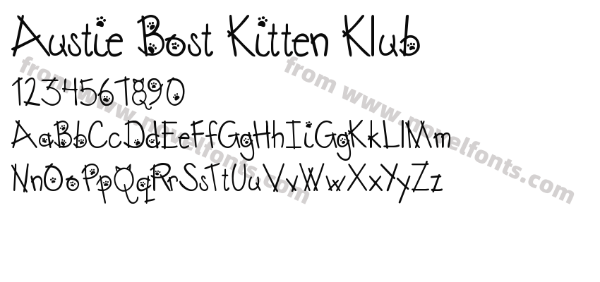 Austie Bost Kitten KlubPreview