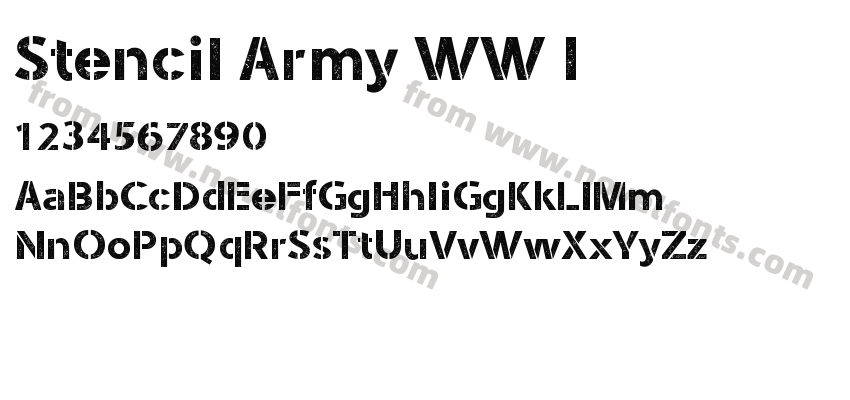 Stencil Army WW IPreview