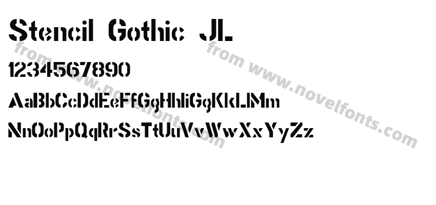 Stencil Gothic JLPreview