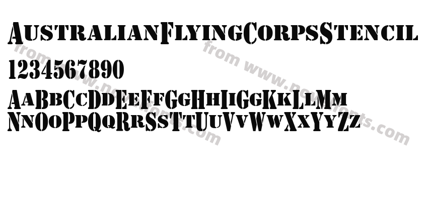 AustralianFlyingCorpsStencilPreview