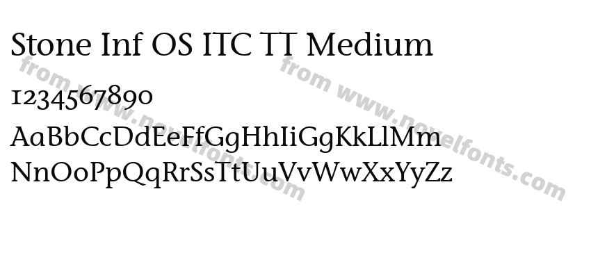 Stone Inf OS ITC TT MediumPreview