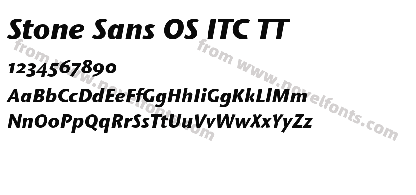 Stone Sans OS ITC TTPreview