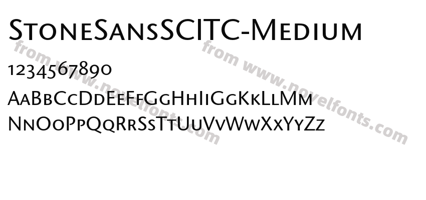 StoneSansSCITC-MediumPreview