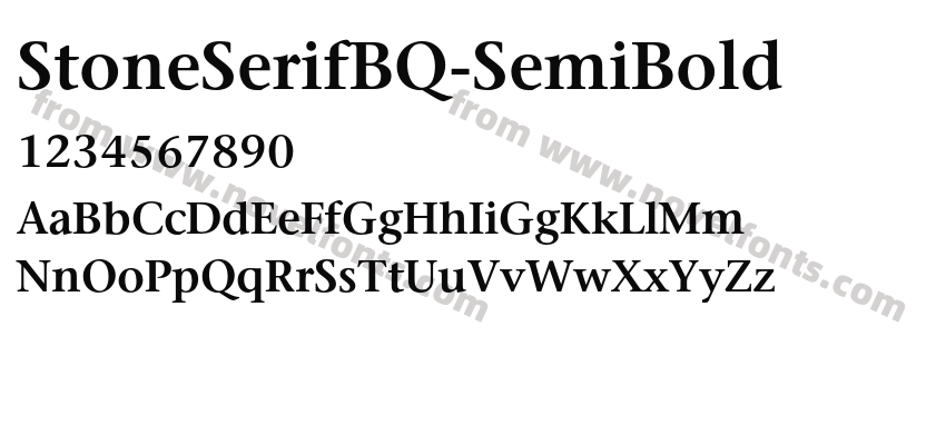 StoneSerifBQ-SemiBoldPreview