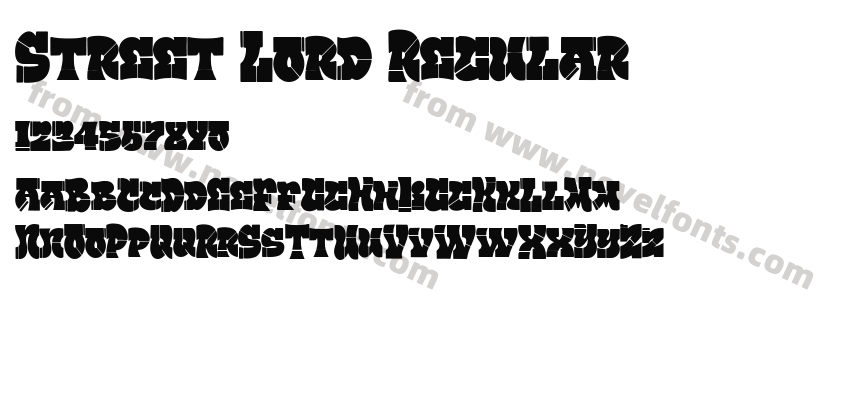 Street Lord RegularPreview