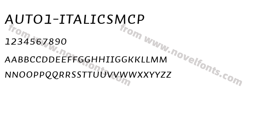 Auto1-ItalicSmCpPreview