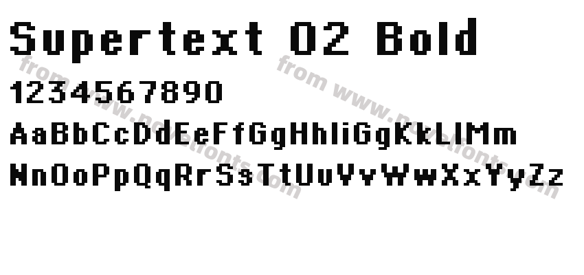 Supertext 02 BoldPreview