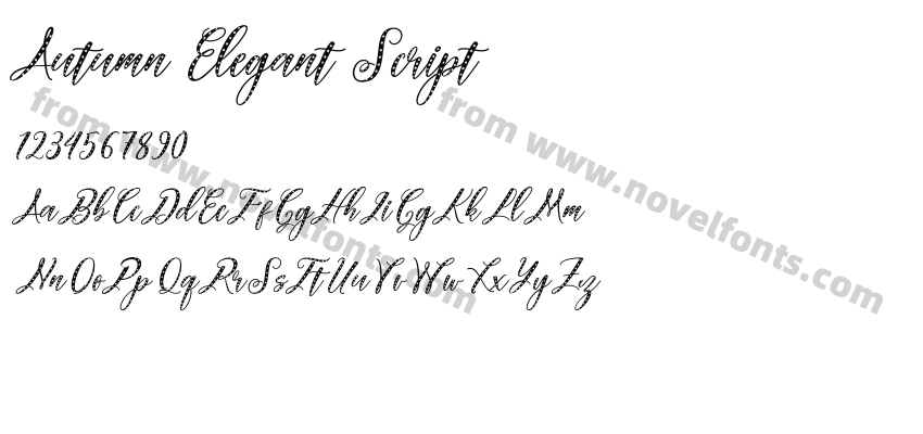 Autumn Elegant ScriptPreview