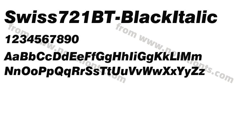 Swiss721BT-BlackItalicPreview