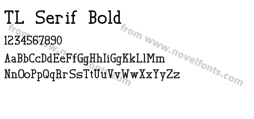 TL Serif BoldPreview