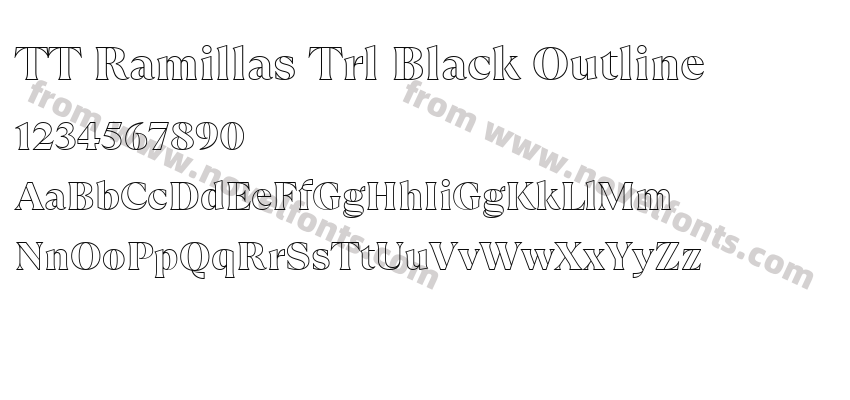 TT Ramillas Trl Black OutlinePreview