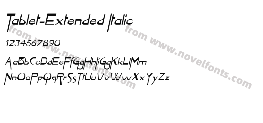 Tablet-Extended ItalicPreview