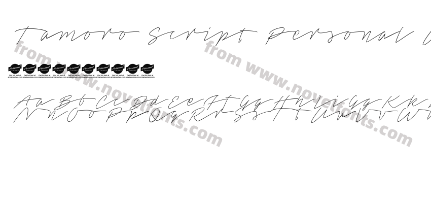 Tamoro Script Personal Use OnlyPreview