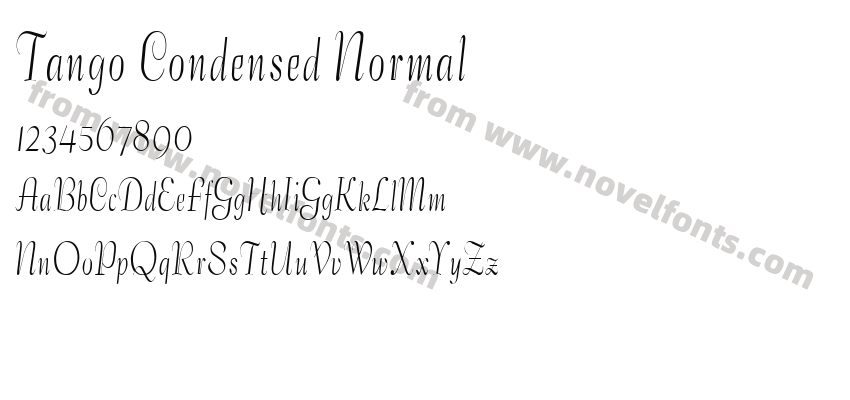 Tango Condensed NormalPreview