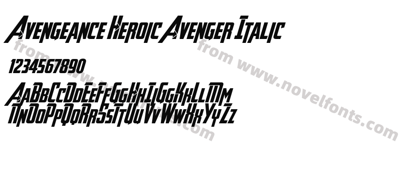 Avengeance Heroic Avenger ItalicPreview