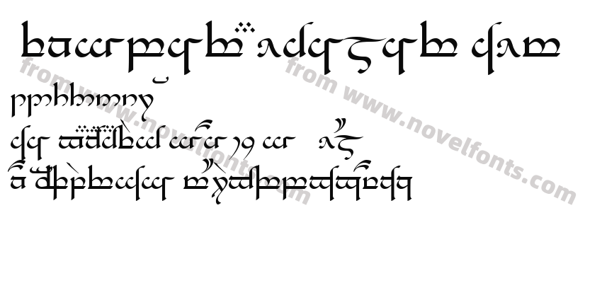 Tengwar Eldamar AltPreview