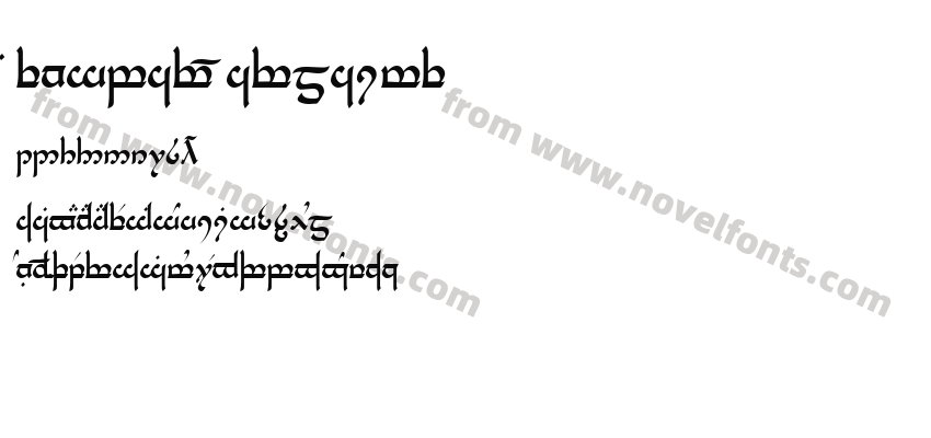 Tengwar ParmaitePreview