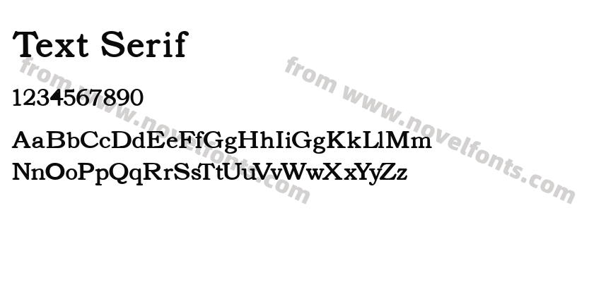 Text SerifPreview