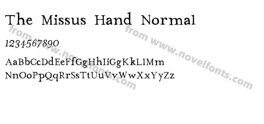 The Missus Hand NormalPreview