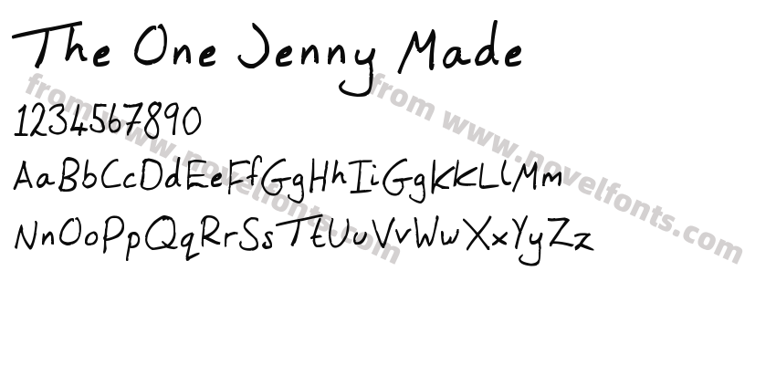 The One Jenny MadePreview