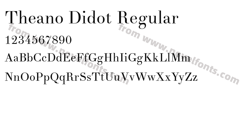 Theano Didot RegularPreview