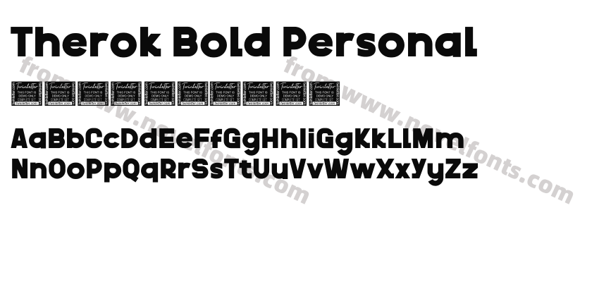 Therok Bold PersonalPreview