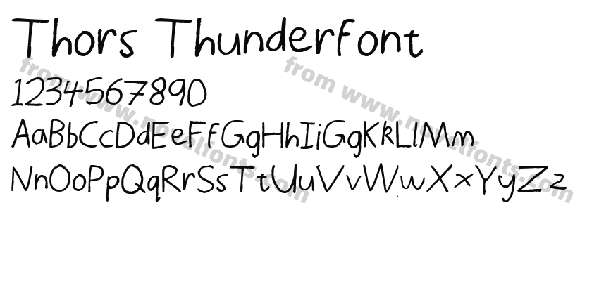 Thors ThunderfontPreview