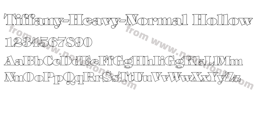 Tiffany-Heavy-Normal HollowPreview