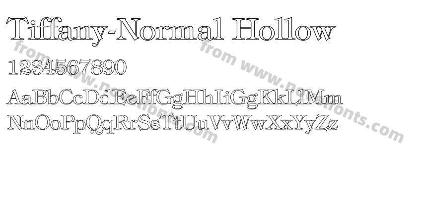 Tiffany-Normal HollowPreview