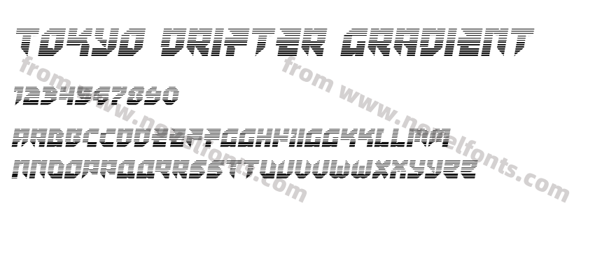 Tokyo Drifter GradientPreview