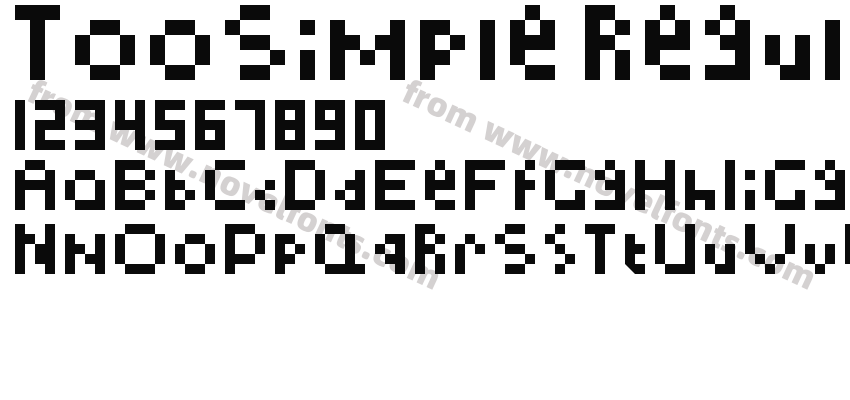 Too Simple RegularPreview