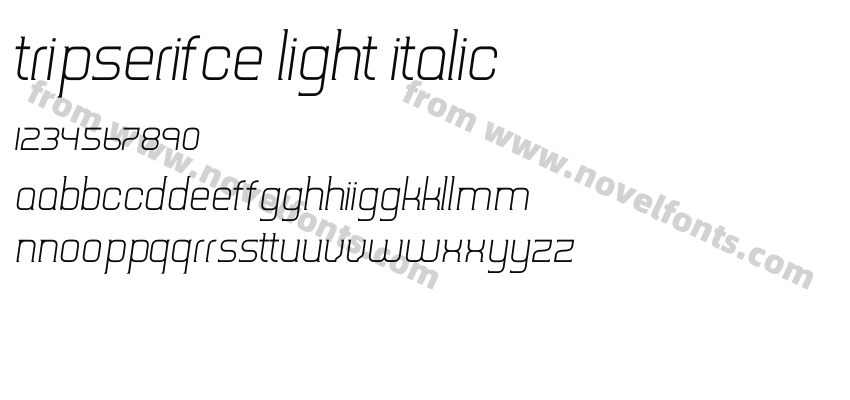 Trip SerifCE Light ItalicPreview