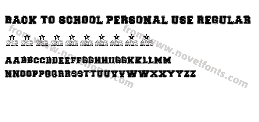 BACK TO SCHOOL PERSONAL USE RegularPreview