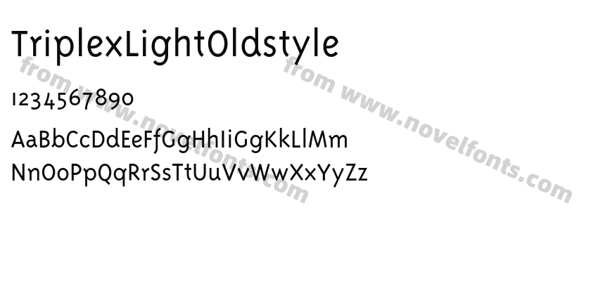 Triplex Light OldstylePreview