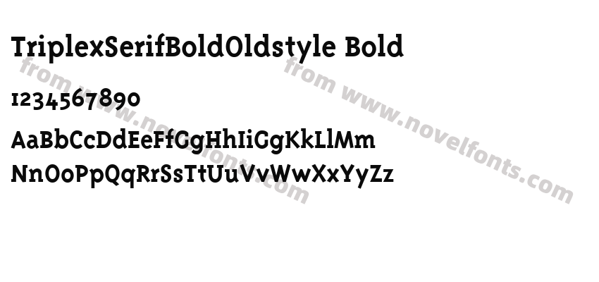 Triplex Serif Bold Oldstyle BoldPreview