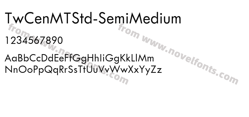 TwCenMTStd-SemiMediumPreview