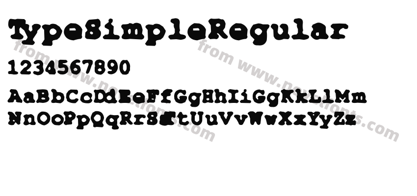 TypeSimpleRegularPreview