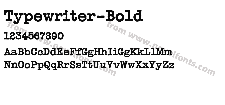 Typewriter-BoldPreview