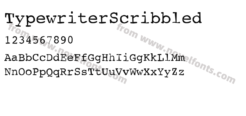 TypewriterScribbledPreview