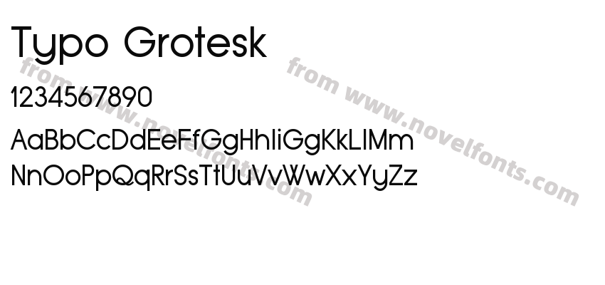 Typo GroteskPreview