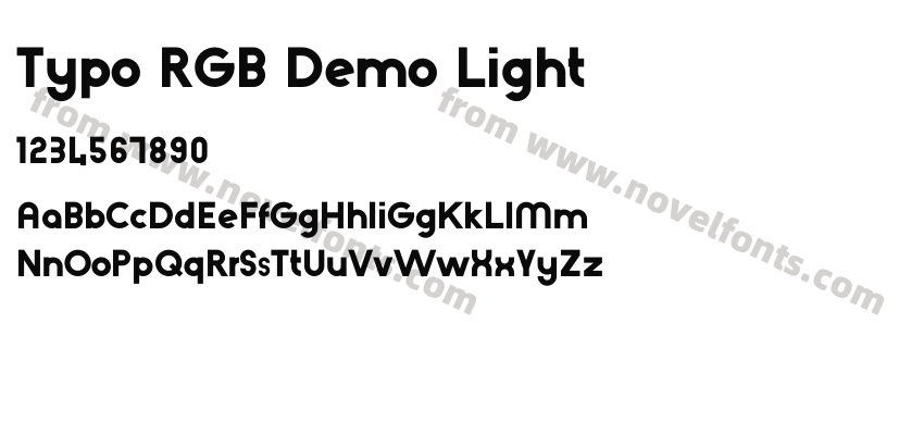 Typo RGB Demo LightPreview