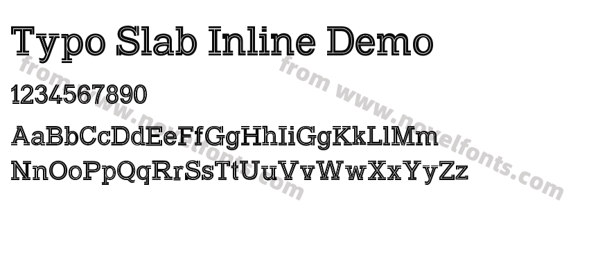 Typo Slab Inline DemoPreview