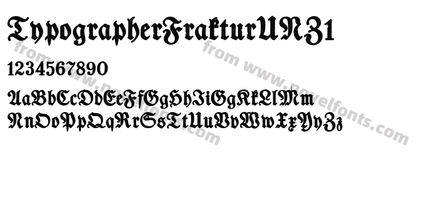 TypographerFrakturUNZ1Preview