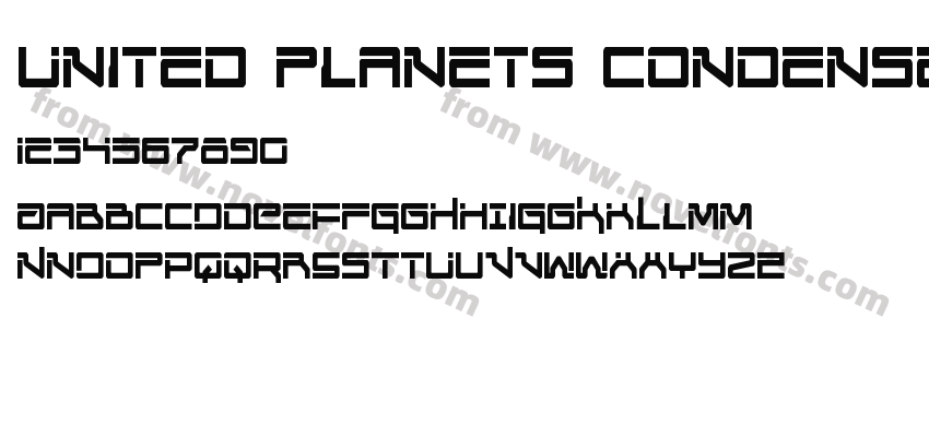 United Planets CondensedPreview