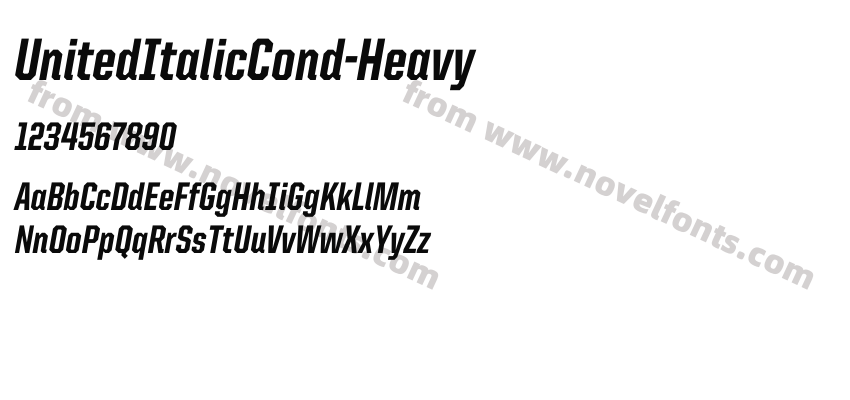 UnitedItalicCond-HeavyPreview