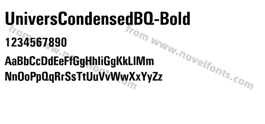 UniversCondensedBQ-BoldPreview